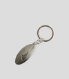 McLaren Automotive Brushed Steel Oval Keyring