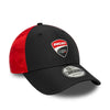 Ducati Logo 9Forty Cap – Red & Black | Official New Era® Adjustable Hat
