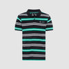 Mercedes AMG Petronas Striped polo
