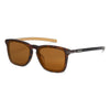 Ducati Mirrored Sunglasses – Matte Tortoise Frame with Yellow Accents