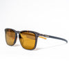 Ducati Mirrored Sunglasses – Matte Tortoise Frame with Yellow Accents