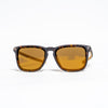 Ducati Mirrored Sunglasses – Matte Tortoise Frame with Yellow Accents