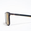 Ducati Mirrored Sunglasses – Matte Tortoise Frame with Yellow Accents