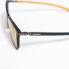 Ducati Mirrored Sunglasses – Matte Tortoise Frame with Yellow Accents