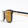 Ducati Mirrored Sunglasses – Matte Tortoise Frame with Yellow Accents
