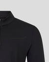 McLaren Unisex Black On Black 1/4 Zip Midlayer