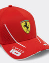 SCUDERIA FERRARI TEAM REPLICA CHARLES LECLERC CAP 2024