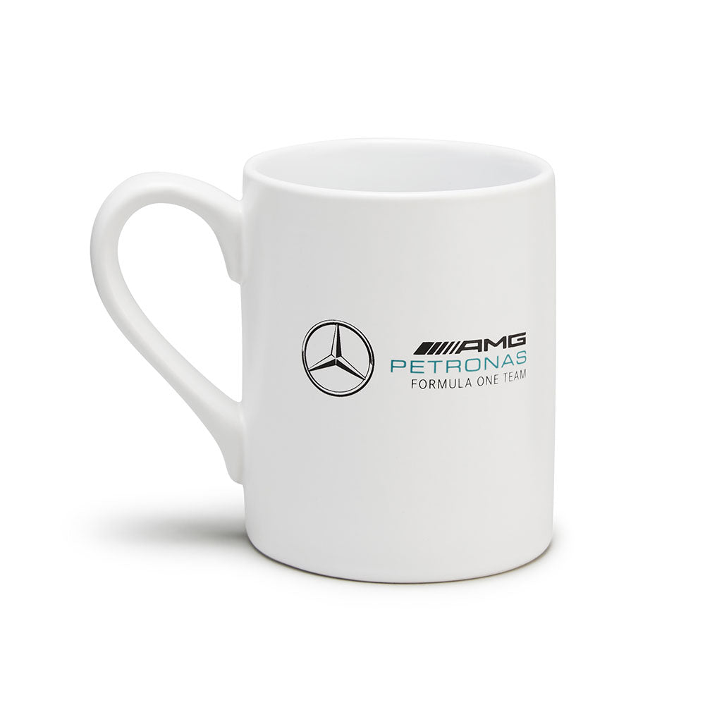 White Mercedes AMG Petronas LOGO MUG
