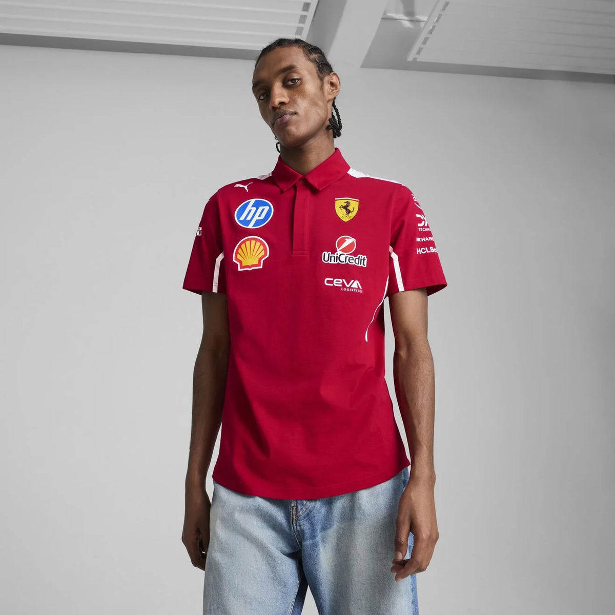 Official 2025 Scuderia Ferrari Team Polo by PUMA– Credible Hats
